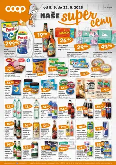 Náhled nabídky: Trefa Trefa leták - COOP naše super ceny platný od 09.09.2026