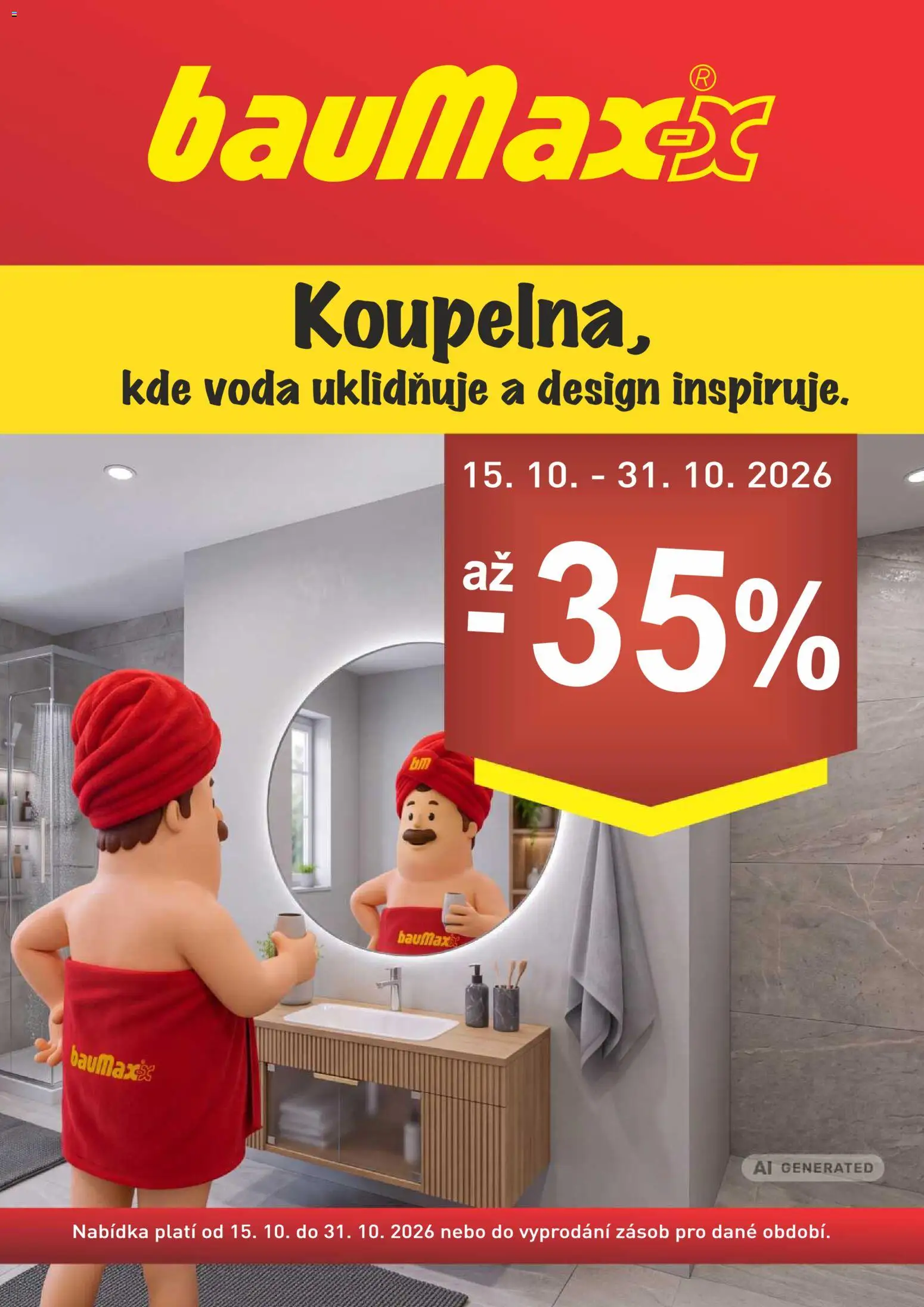 Náhled nabídky: BAUMAX BAUMAX leták - Kopuelna platný od 15.10.2026 - Voda