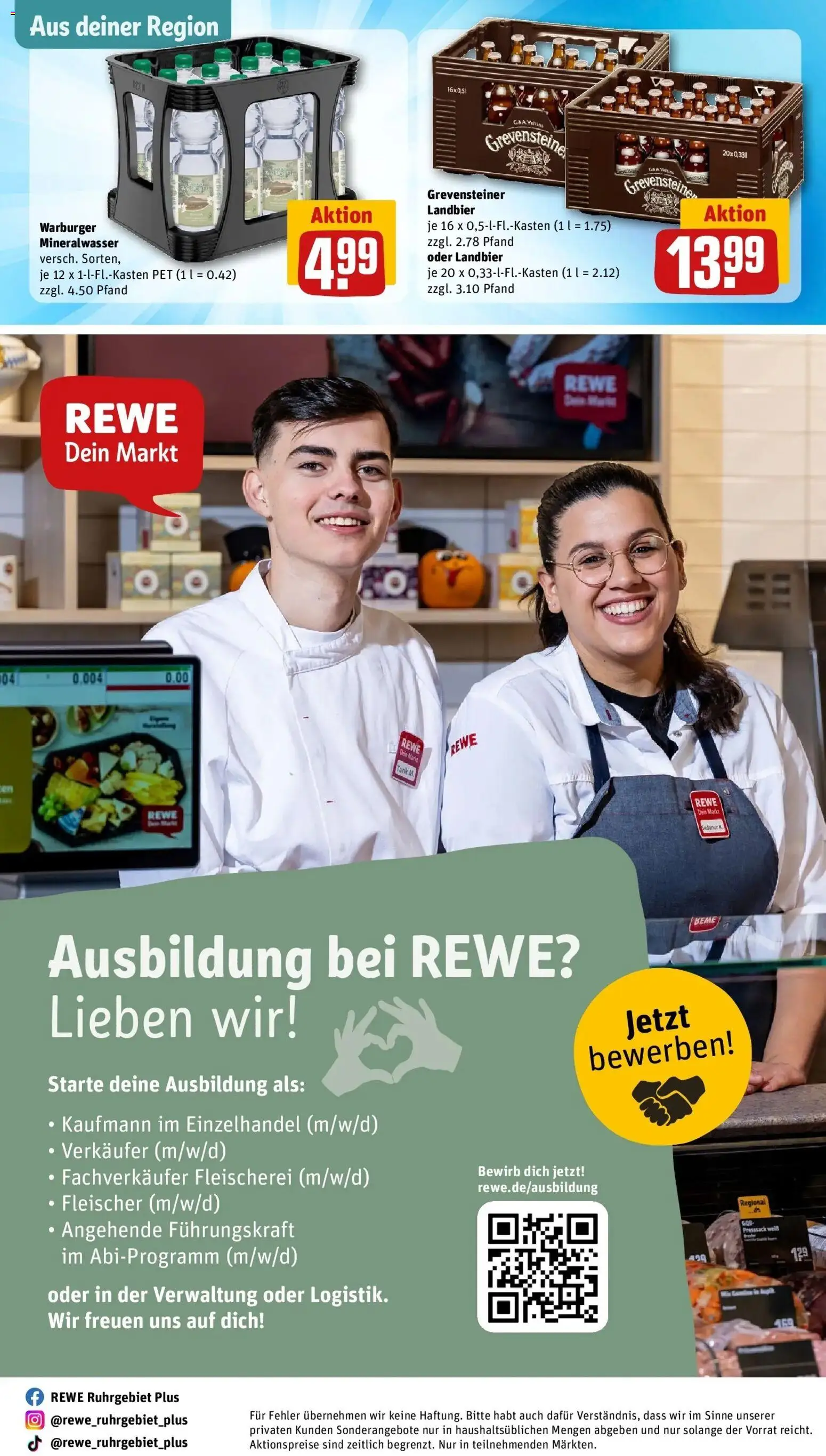 Vorschau von dem Prospekt des Geschäftes Rewe, gültig ab dem 12.10.2026