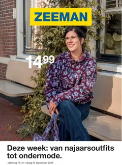 Voorbeeld van Zeeman Folder van winkel Zeeman geldig vanaf 12/09/2026