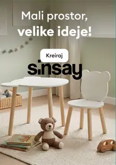 Pregled letka Sinsay katalog trgovine Sinsay vrijedi od 24.08.2026