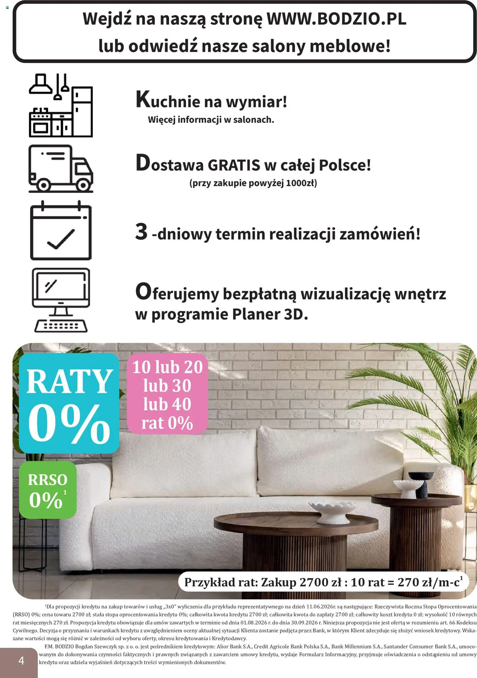 Pogląd gazetki "Bodzio Katalog" ze sklepu Bodzio ważnej od 01.08.2026