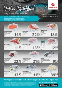 Vorschau von dem Prospekt des Geschäftes Selgros, gültig ab dem 03.08.2026