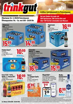 Vorschau von dem Prospekt des Geschäftes Trinkgut, gültig ab dem 03.08.2026