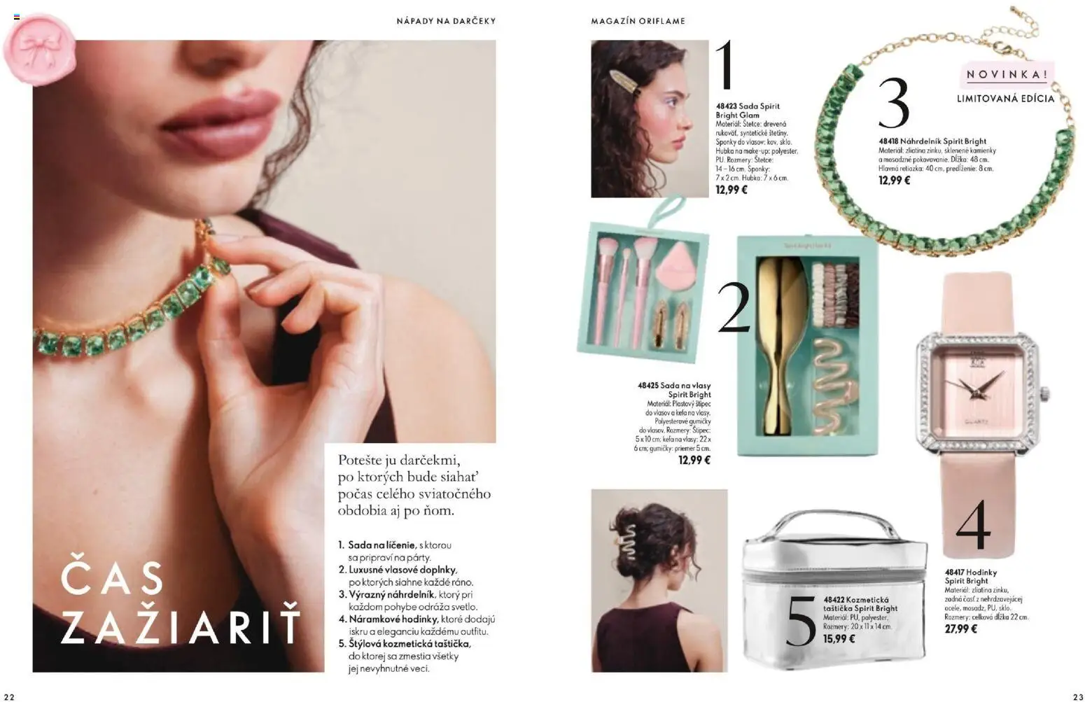 Náhľad Oriflame letáku platného od 11.11.2026 - Hodinky, Kefa, Hubka