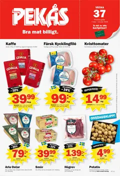 Förhandsgranska reklamblad Pekås erbjudanden från butik Pekås gäller från 07/09/2026