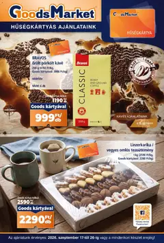 Goods Market - Goods Market Hűségkártyás ajánlataink megtekintése, amely érvényes 2026.09.17.-től