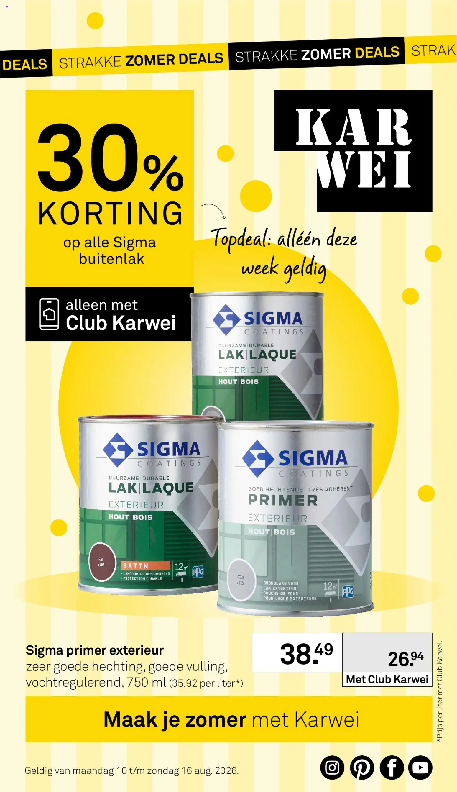 Voorbeeld van KARWEI folder van winkel KARWEI geldig vanaf 10-08-2026