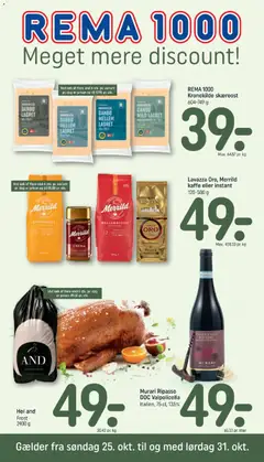 Eksempel på tilbudsavis Rema 1000 - Tilbudsavis Uge 44 fra butik Rema 1000 gyldig fra 25/10/2026