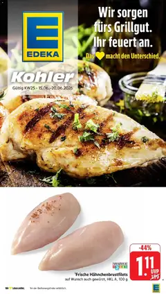 Vorschau von dem Prospekt des Geschäftes Edeka, gültig ab dem 15.06.2026