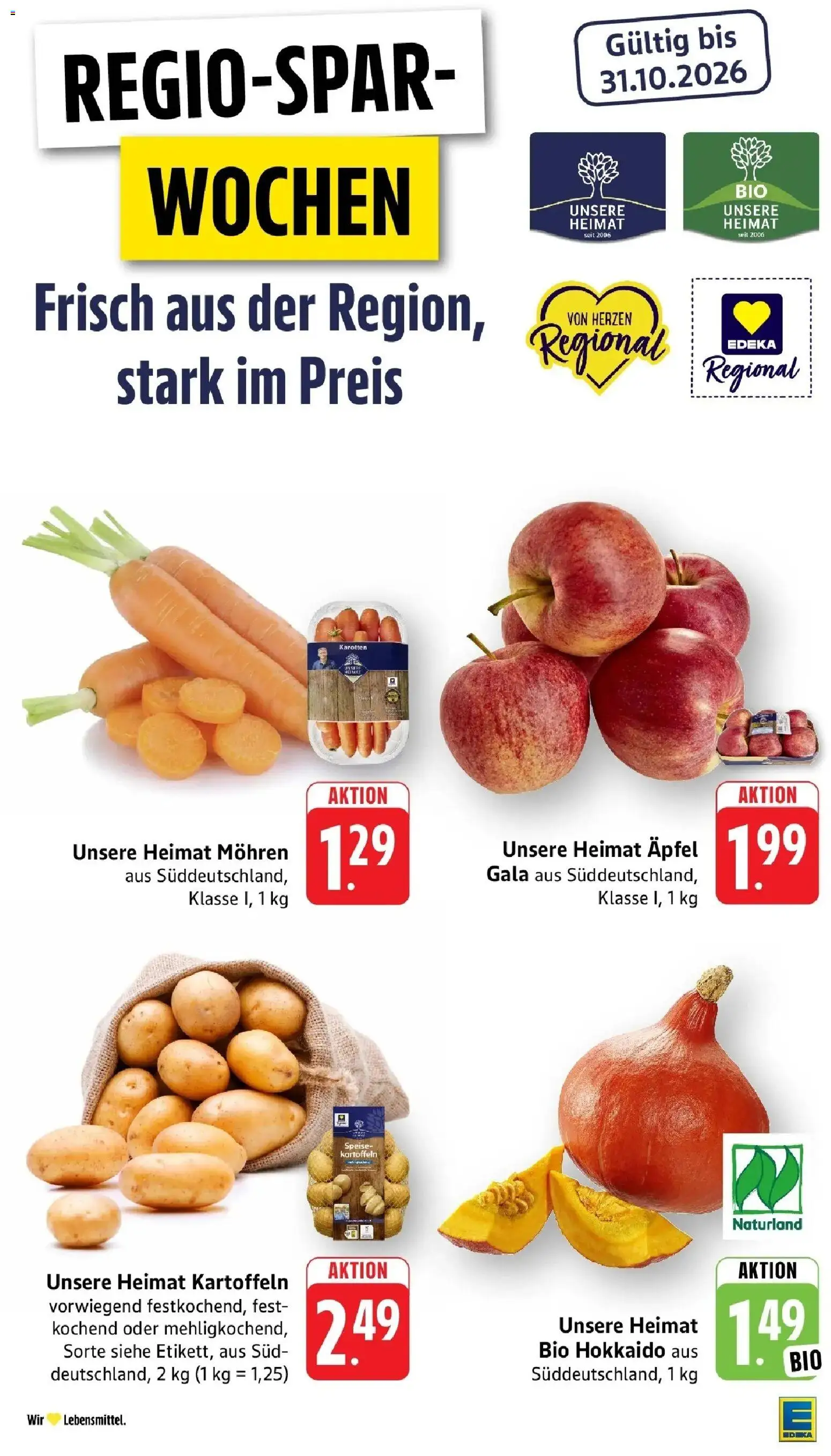 Vorschau von dem Prospekt des Geschäftes Edeka, gültig ab dem 05.10.2026