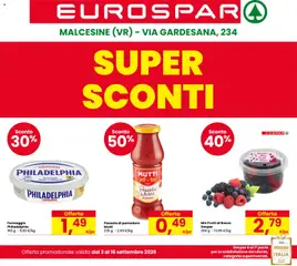 Anteprima dell'opuscolo Eurospar volantino Malcesine dal negozio Eurospar valido da 03/09/2026