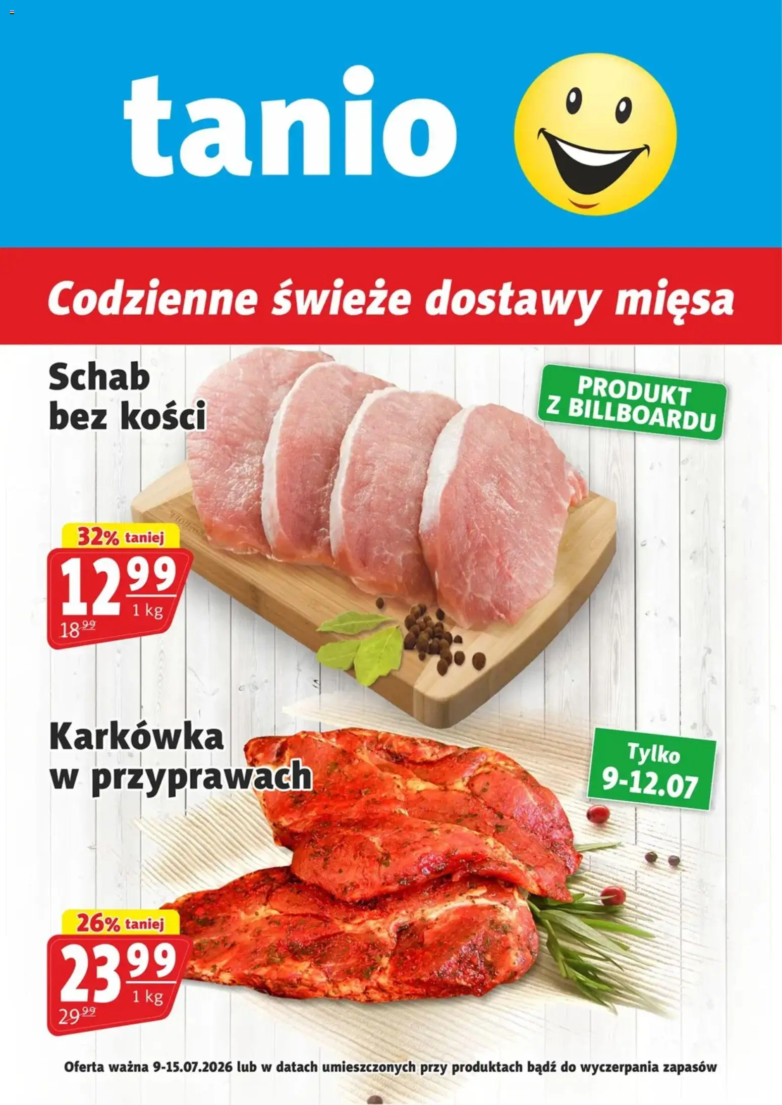 Pogląd gazetki "Prim Market promocje - Primcard" ze sklepu Prim Market ważnej od 09.07.2026 - Schab, Karkówka