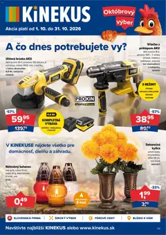 Náhľad Kinekus letáku platného od 01.10.2026