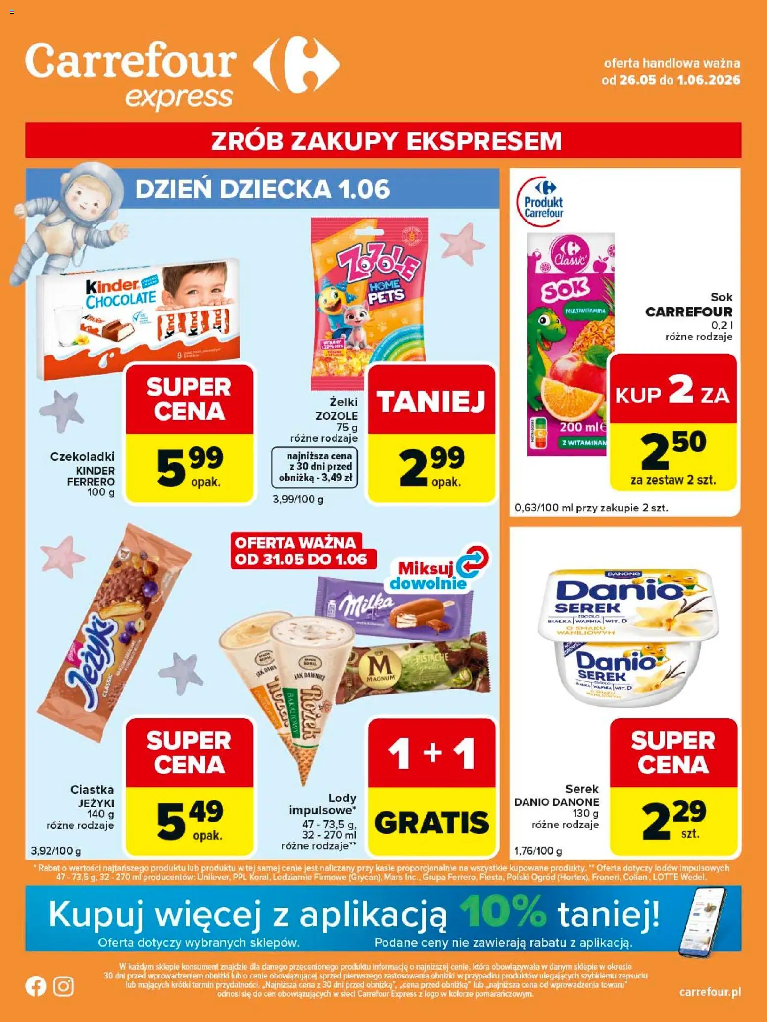 Pogląd gazetki "Carrefour gazetka - Express II" ze sklepu Carrefour ważnej od 26.05.2026