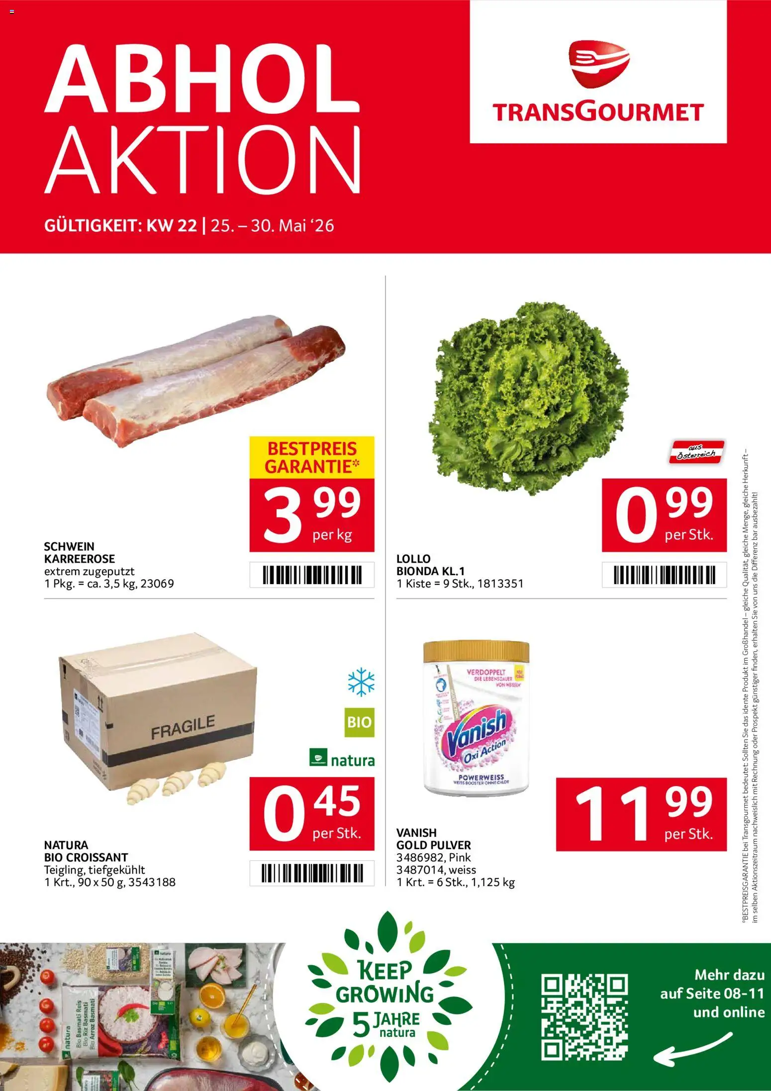 Vorschau der Angebote: Transgourmet Transgourmet Flugblatt gültig ab 25.05.2026