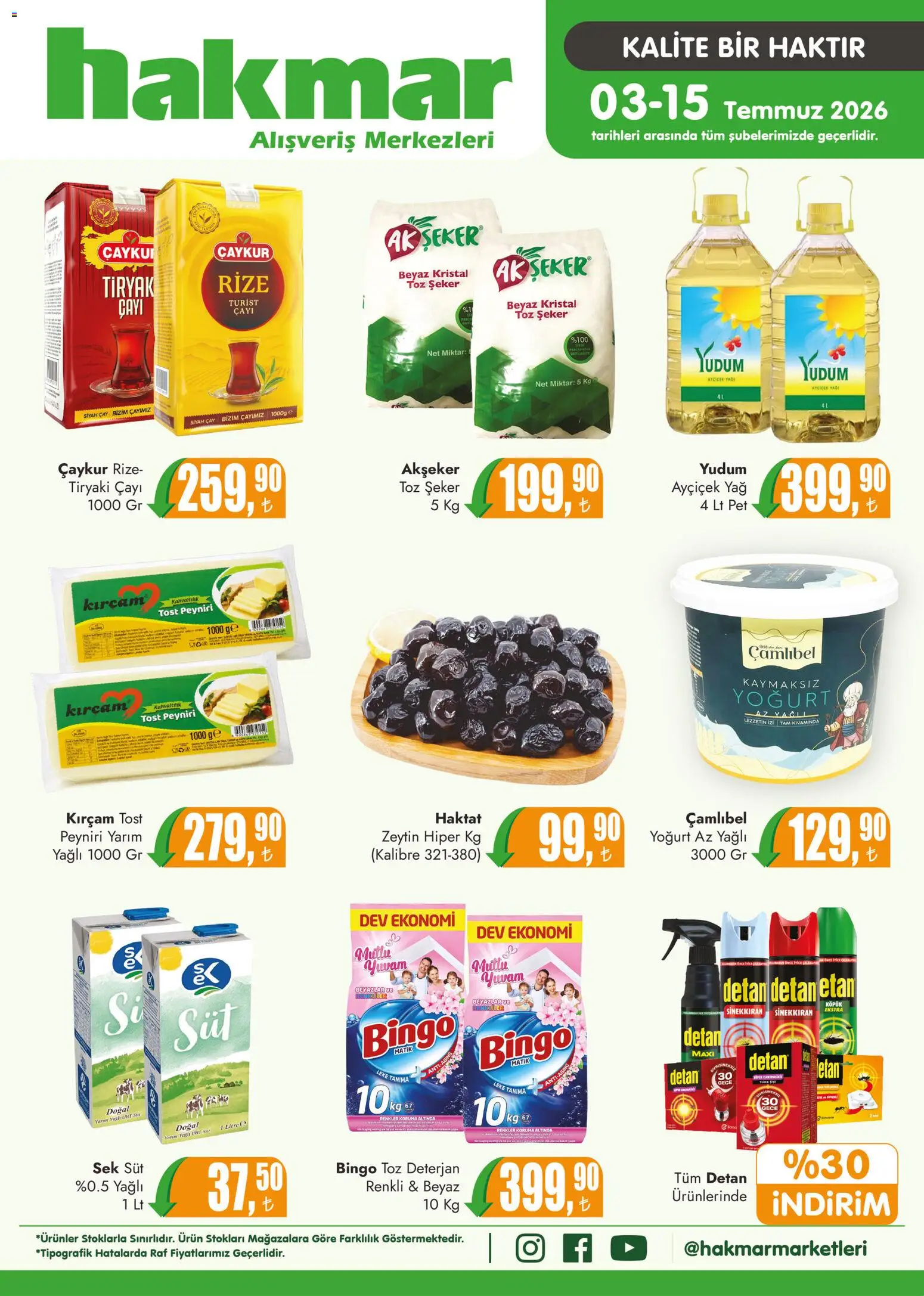 Hakmar Hakmar Katalog 03.07.2026 - Broşürünün önizlemesi