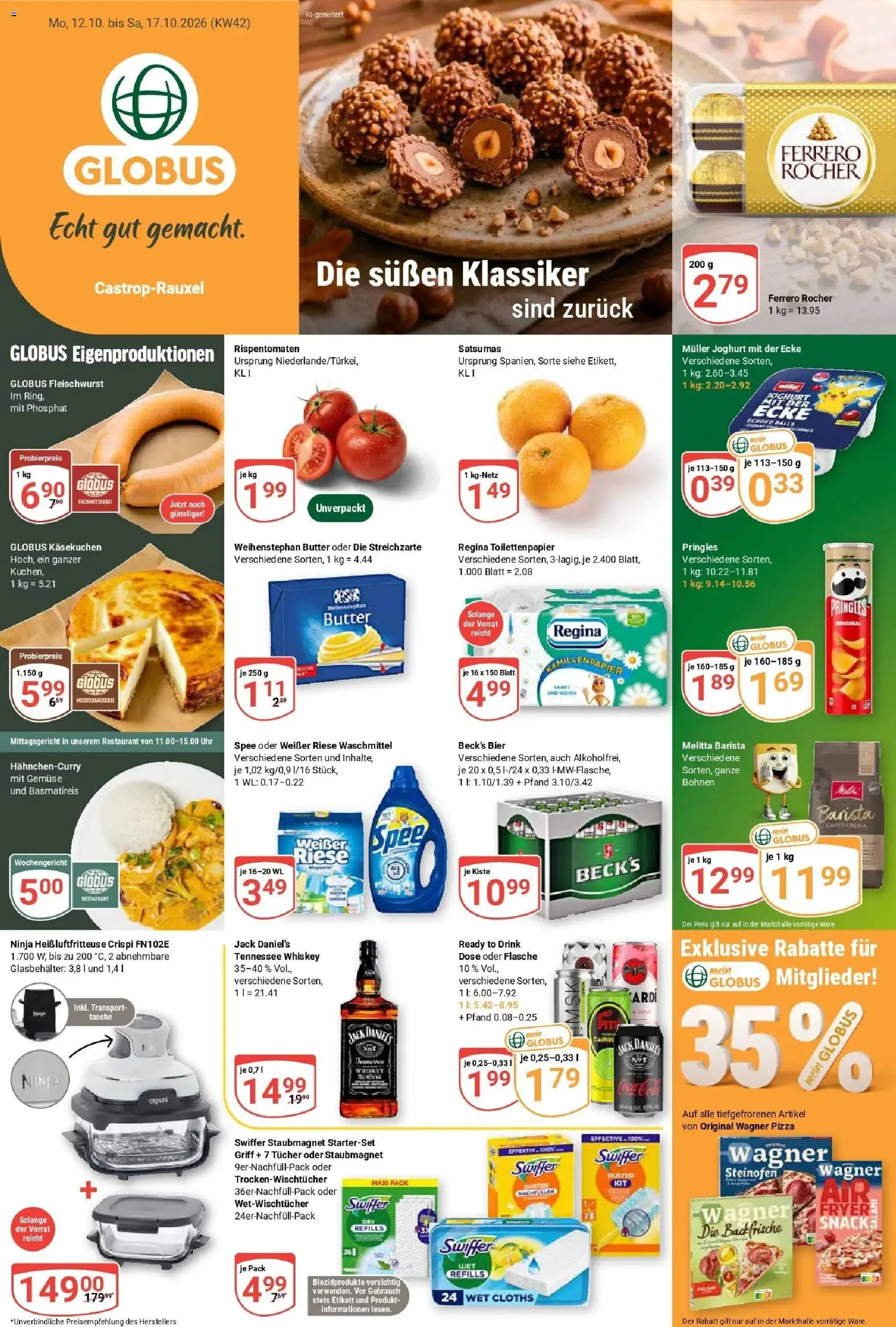 Vorschau von dem Prospekt des Geschäftes Globus, gültig ab dem 12.10.2026