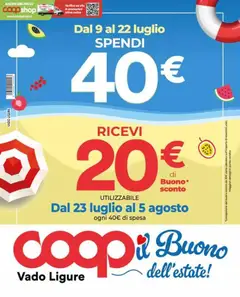 Anteprima dell'opuscolo COOP volantino Vado Ligure dal negozio COOP valido da 09/07/2026
