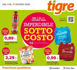 Anteprima dell'opuscolo Tigros volantino Abruzzo, Marche dal negozio Tigre valido da 04/06/2026
