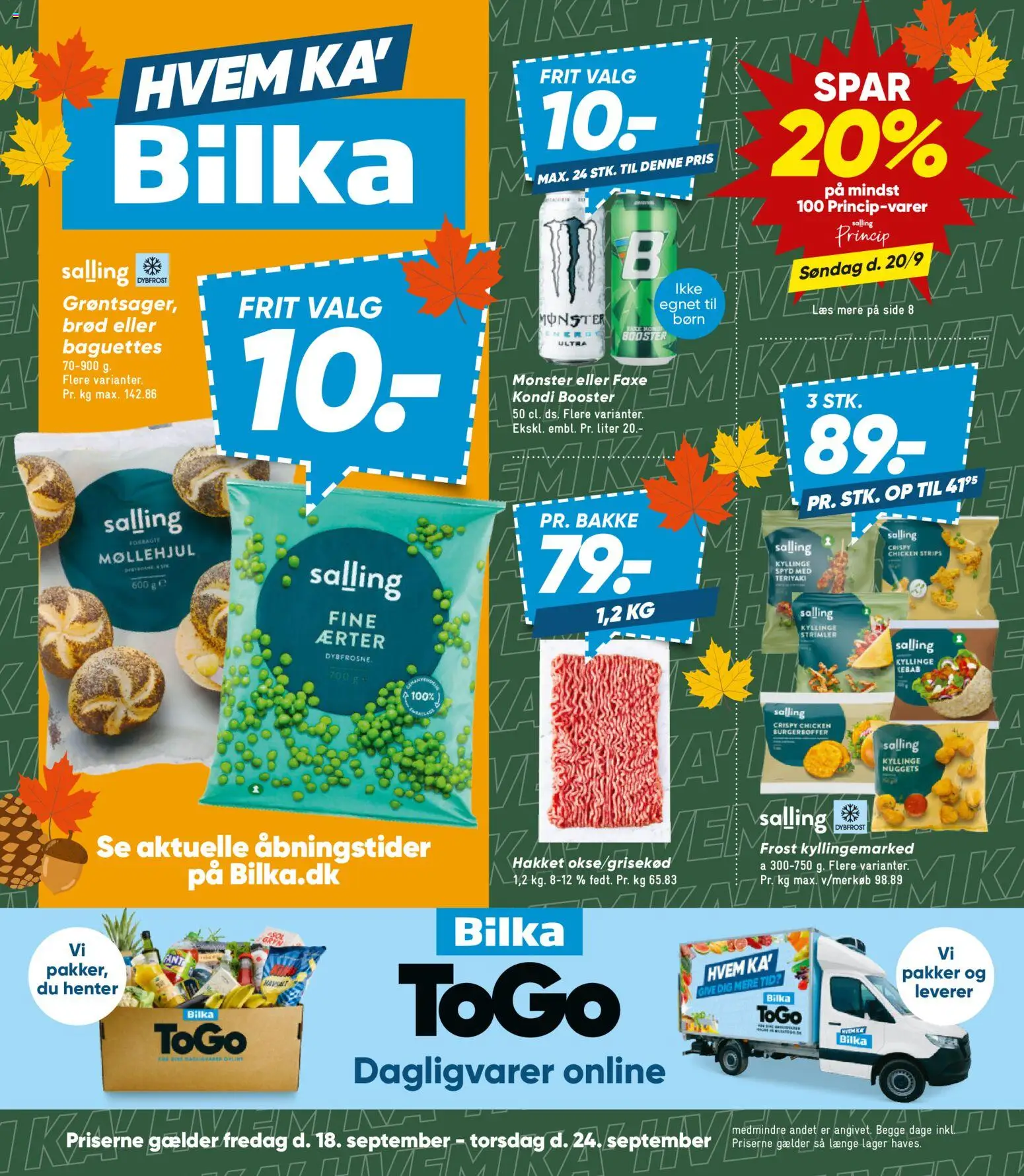 Eksempel på tilbudsavis Bilka - Tilbudsavis uge 39 fra butik Bilka gyldig fra 18/09/2026