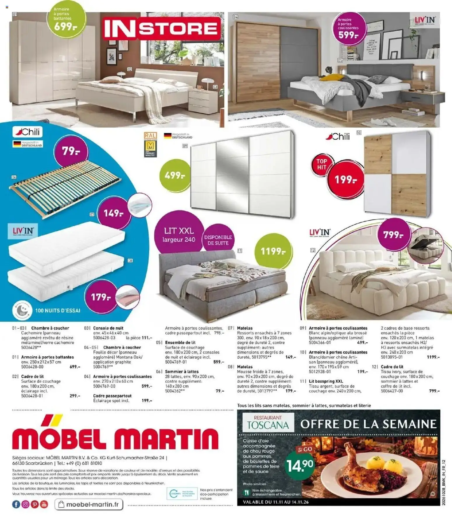 Prévisualisation de Möbel Martin: Offres hebdomadaires du magasin Möbel Martin formulaire valide 28/10/2026 - Tapis, Pommes de terre, Chou, Chou rouge, Base, Éclairage, Brosse, Pommes