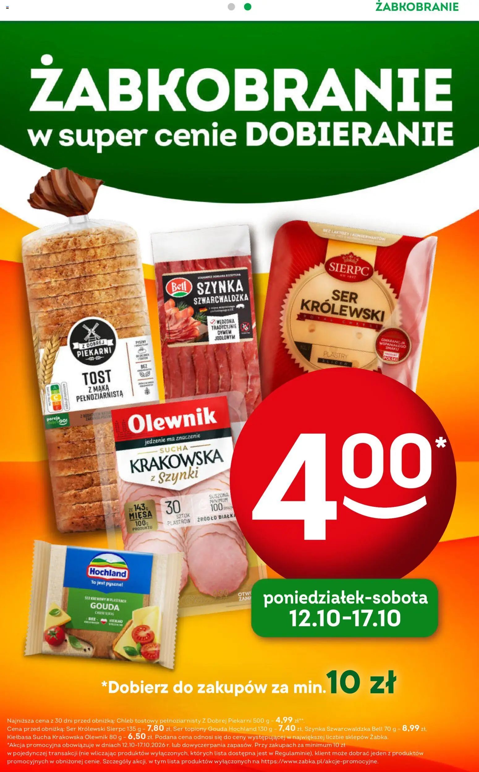 Pogląd gazetki "Żabka gazetka - Codzienne produkty" ze sklepu Żabka ważnej od 07.10.2026