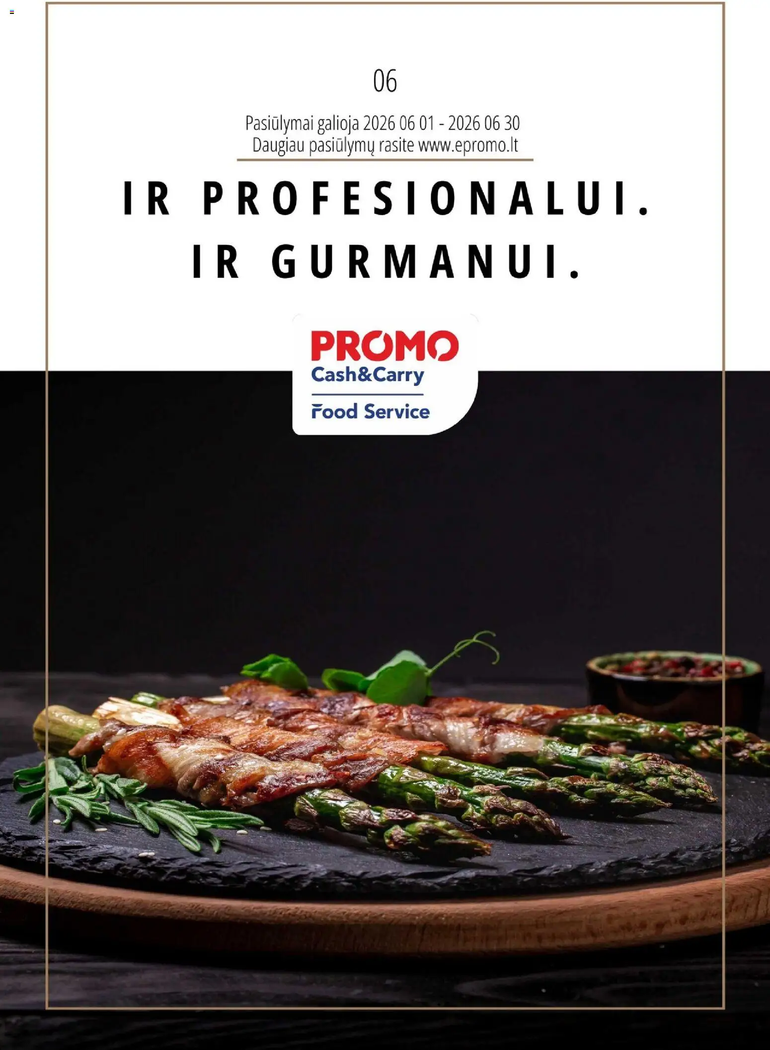 ePromo parduotuvės leidinio ePromo leidinys - Food service galiojančio nuo 2026.06.01 peržiūra