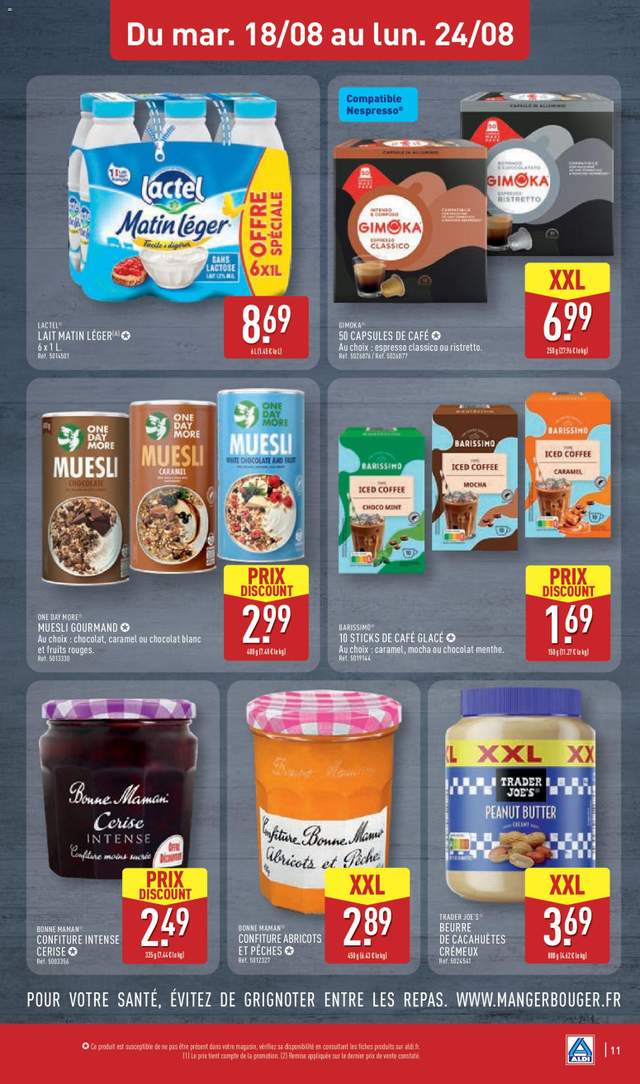 Nouveau catalogue Aldi à partir du 18/08