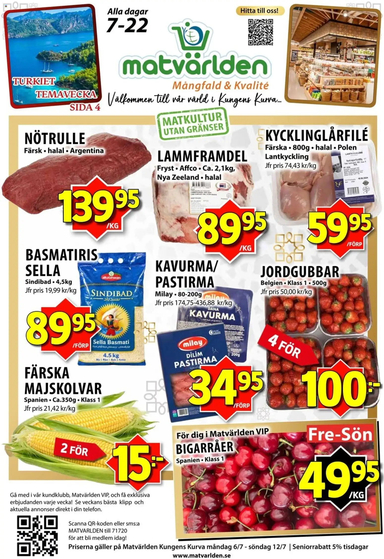 Förhandsgranska reklamblad Matvärlden erbjudanden från butik Matvärlden gäller från 06/07/2026