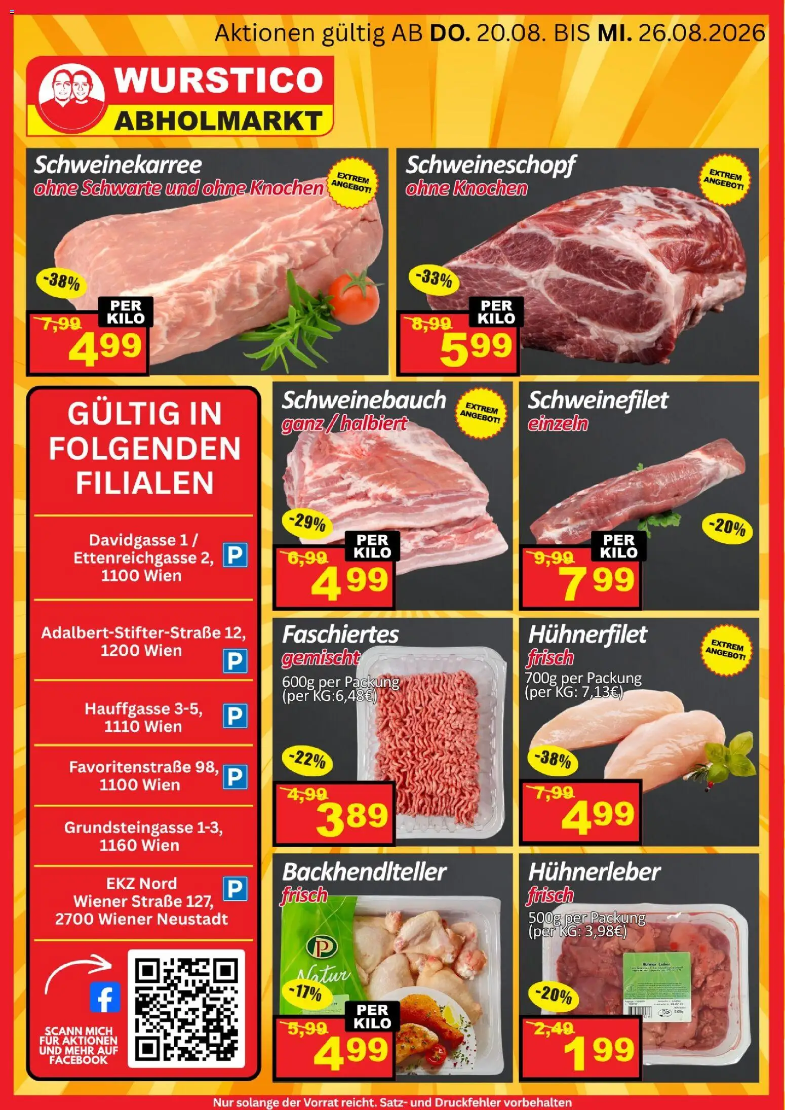 Vorschau der Angebote: Wurstico Abholmarkt Wurstico Abholmarkt Flugblatt gültig ab 20.08.2026