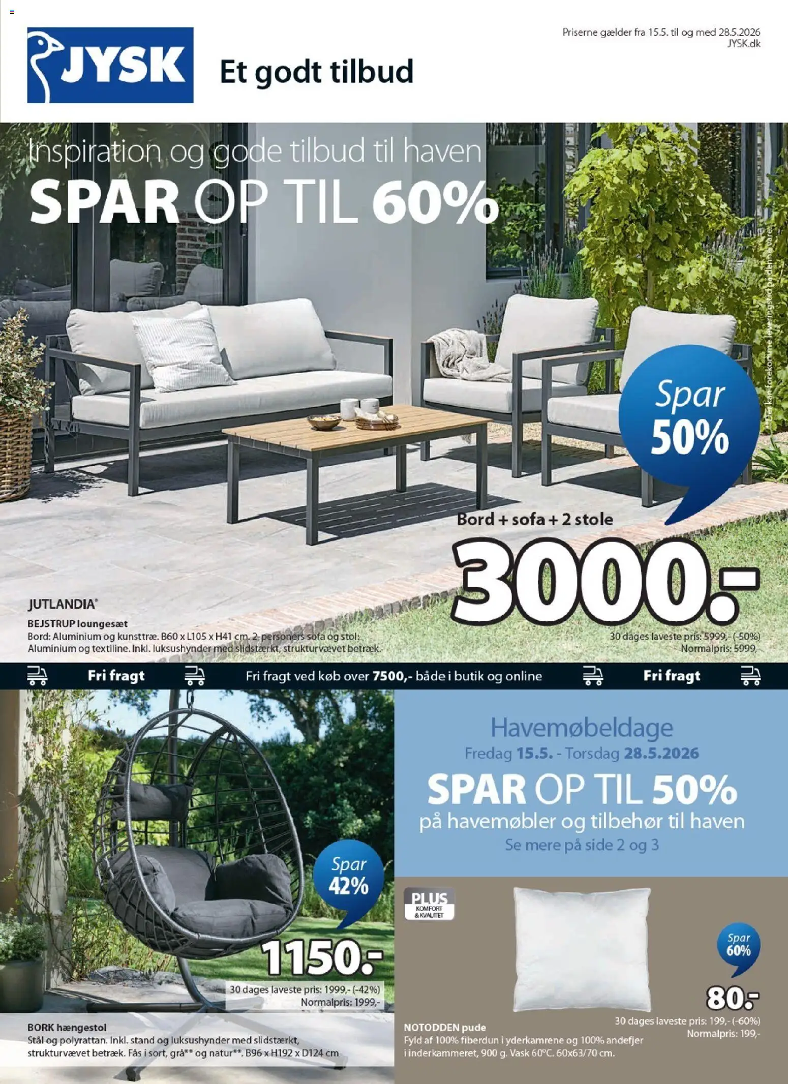 Eksempel på tilbudsavis JYSK - Tilbudsavis fra butik JYSK gyldig fra 15/05/2026