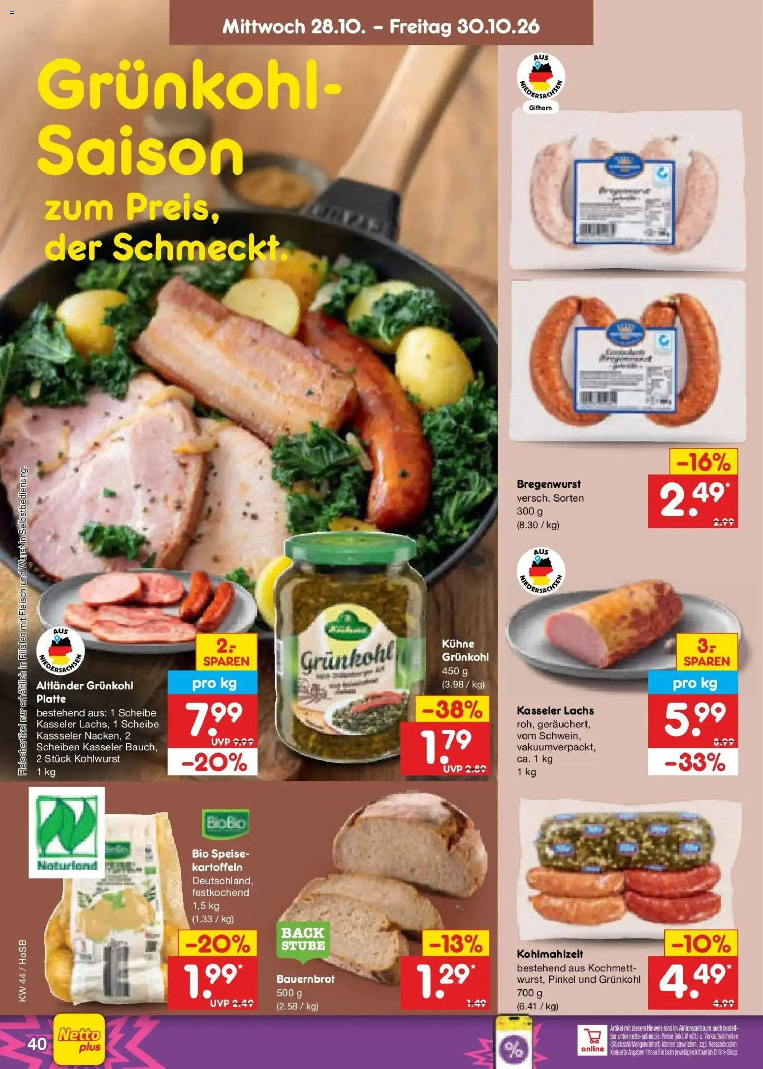 Vorschau von dem Prospekt des Geschäftes Netto Marken-Discount, gültig ab dem 26.10.2026