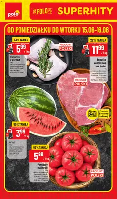Pogląd gazetki "POLOmarket gazetka - Super Hity" ze sklepu POLOmarket ważnej od 15.06.2026