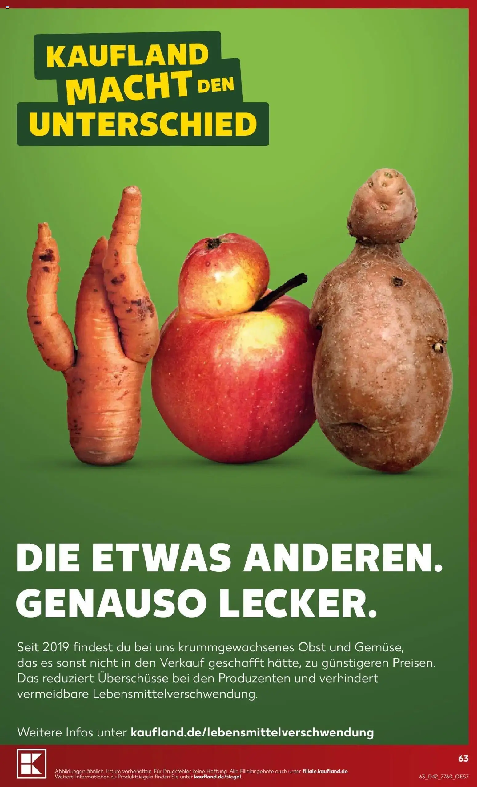 Vorschau von dem Prospekt des Geschäftes Kaufland, gültig ab dem 12.10.2026 - Obst