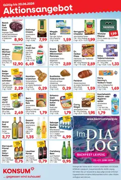 Vorschau von dem Prospekt des Geschäftes KONSUM Leipzig, gültig ab dem 15.06.2026