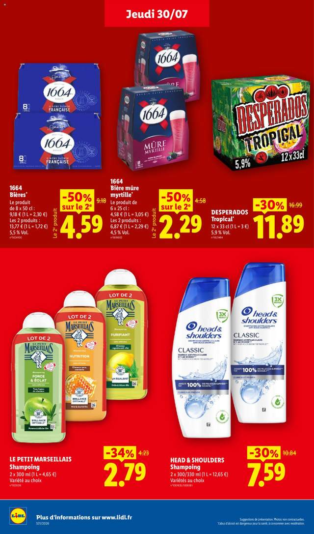 Nouveau catalogue Lidl à partir du 30/07