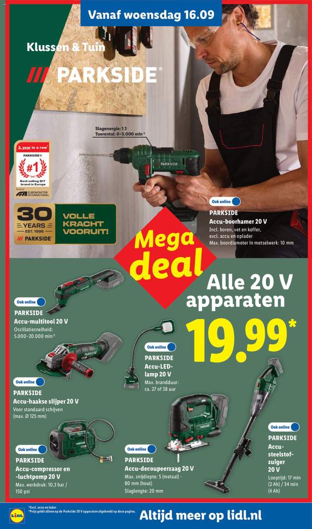 Nieuwe Lidl folder vanaf 14-09