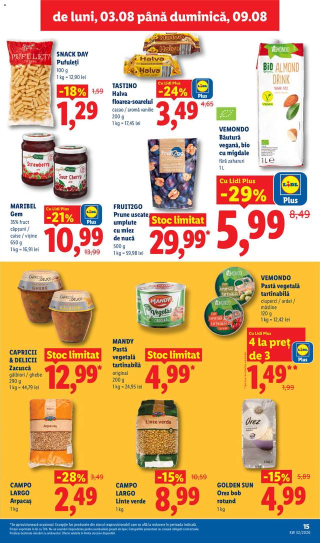 Noul catalog Lidl de la 03.08.