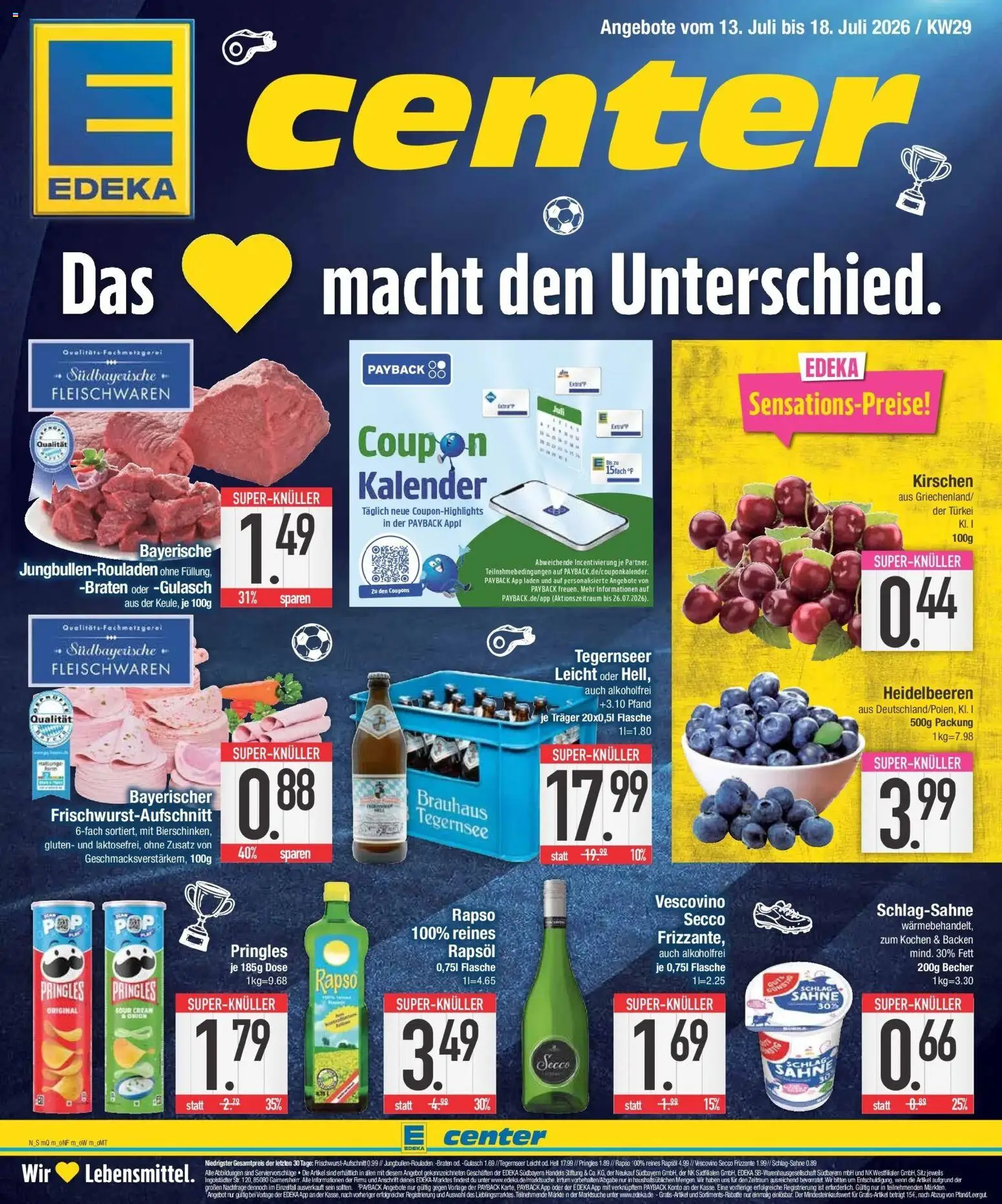 Vorschau von dem Prospekt des Geschäftes E center, gültig ab dem 13.07.2026