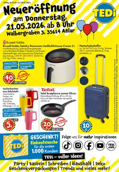 Vorschau von dem Prospekt des Geschäftes TEDi, gültig ab dem 21.05.2026