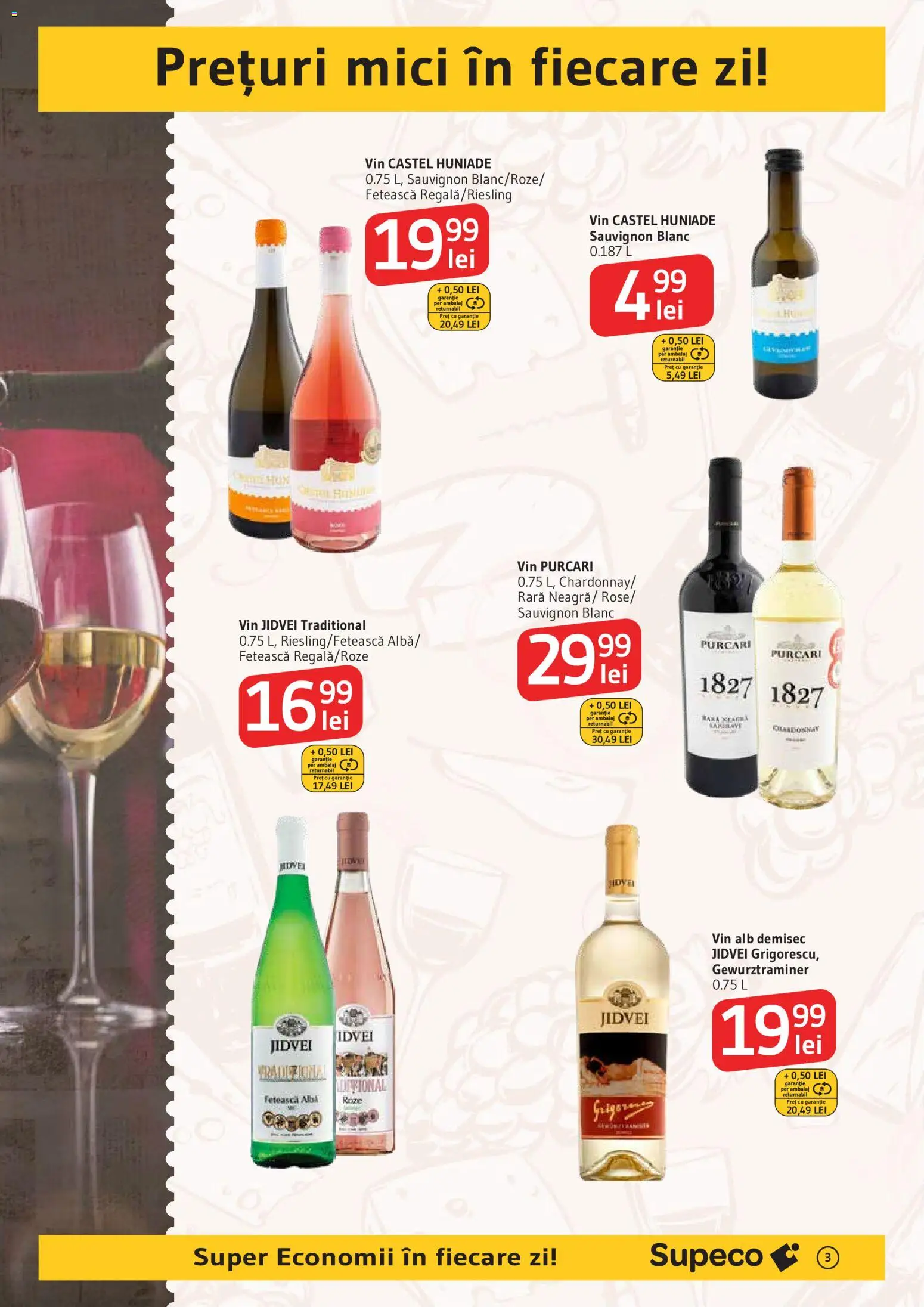 Previzualizarea de cataloage: Supeco Supeco Catalog Vin&Branza valabil de la 08.10.2026 - Mici, Vin, Vin alb, Castel huniade, Sauvignon
