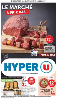 Prévisualisation de Hyper U - Jour de Marché du magasin Hyper U formulaire valide 05/05/2026