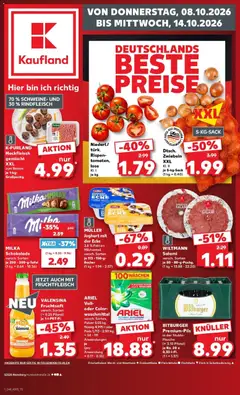Vorschau von dem Prospekt des Geschäftes Kaufland, gültig ab dem 08.10.2026