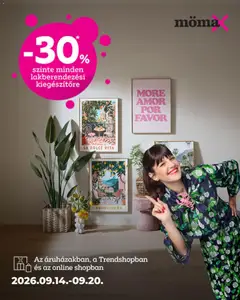 Mömax - Mömax akciós újság megtekintése, amely érvényes 2026.09.14.-től