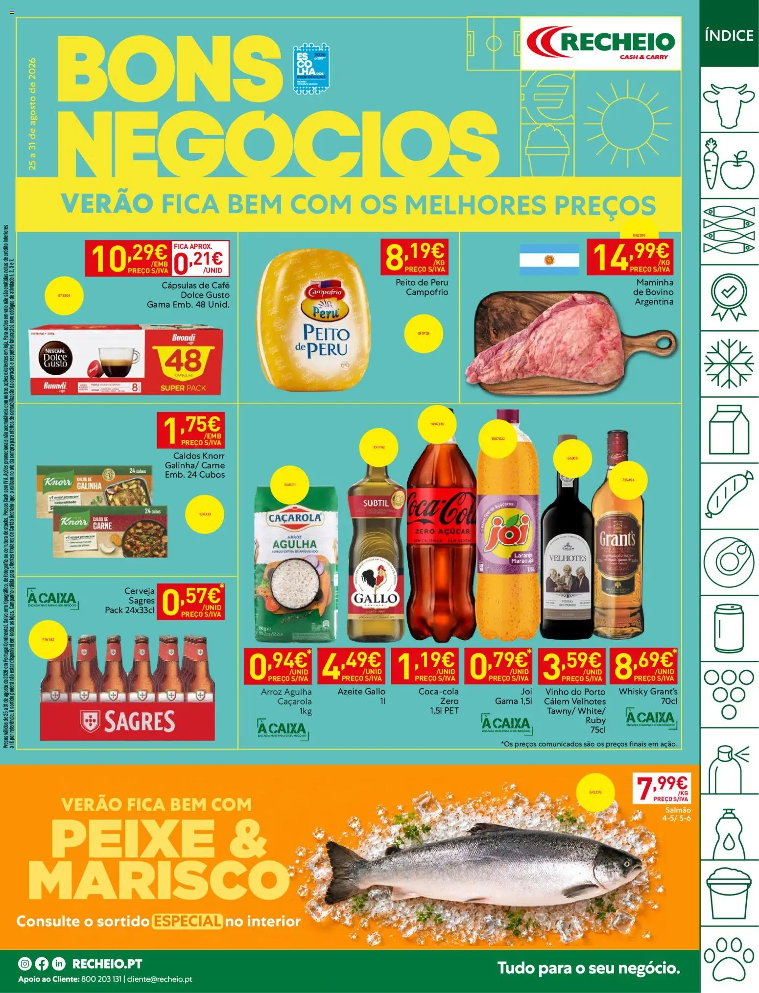 Pré-visualização do folheto da loja Recheio válida a partir de 25/08/2026