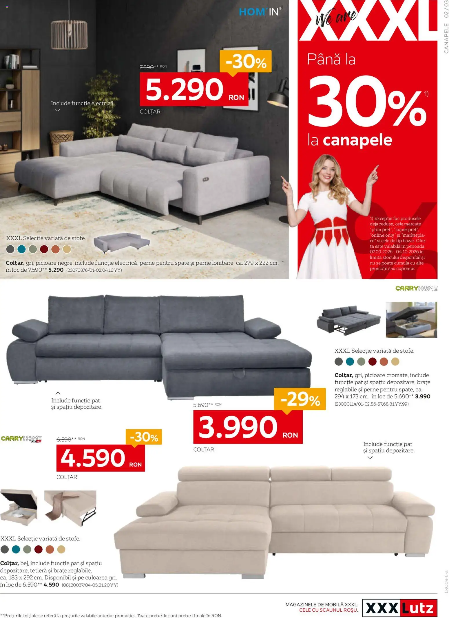 Previzualizarea de cataloage: XXXLutz XXXLutz Catalog valabil de la 07.09.2026
