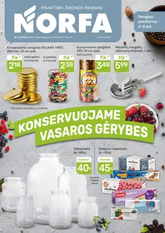 NORFA parduotuvės leidinio NORFA leidinys galiojančio nuo 2026.06.11 peržiūra