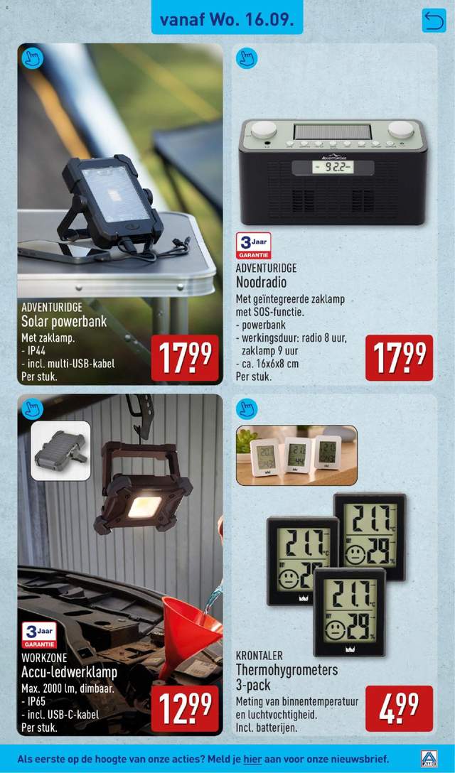 Nieuwe Aldi folder vanaf 14-09