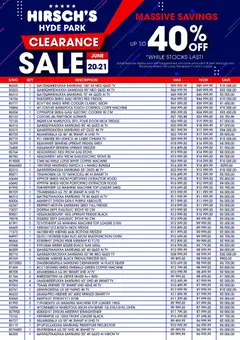 Preview of Hirsch's flyer valid from 20/06/2026